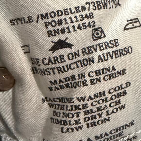 Blank NYC The Madison Crop Women's Jeans Raw Hem Size 26* Denim Distressed - Picture 9 of 9